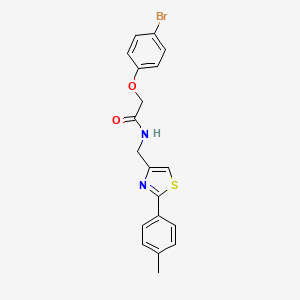 2-(4-bromophenoxy)-N-{[2-(4-methylphenyl)-1,3-thiazol-4-yl]methyl}acetamide