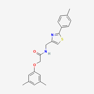 2-(3,5-dimethylphenoxy)-N-{[2-(4-methylphenyl)-1,3-thiazol-4-yl]methyl}acetamide