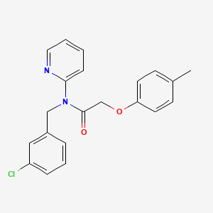 N-(3-chlorobenzyl)-2-(4-methylphenoxy)-N-(pyridin-2-yl)acetamide