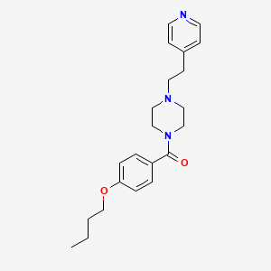 (4-Butoxyphenyl){4-[2-(pyridin-4-yl)ethyl]piperazin-1-yl}methanone