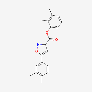 2,3-Dimethylphenyl 5-(3,4-dimethylphenyl)-1,2-oxazole-3-carboxylate