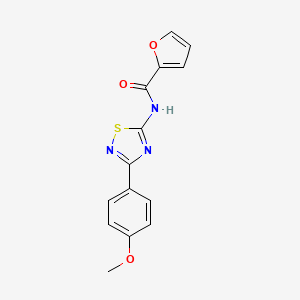 N-[3-(4-methoxyphenyl)-1,2,4-thiadiazol-5-yl]furan-2-carboxamide