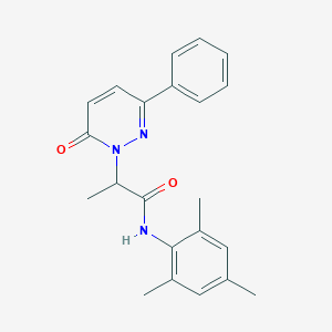 N-mesityl-2-(6-oxo-3-phenylpyridazin-1(6H)-yl)propanamide