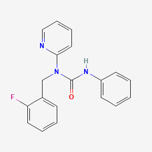 1-(2-Fluorobenzyl)-3-phenyl-1-pyridin-2-ylurea