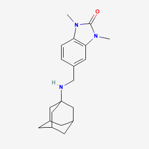 5-{[(Adamantan-1-YL)amino]methyl}-1,3-dimethyl-2,3-dihydro-1H-1,3-benzodiazol-2-one