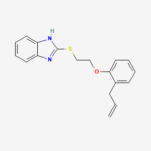 2-({2-[2-(prop-2-en-1-yl)phenoxy]ethyl}sulfanyl)-1H-benzimidazole