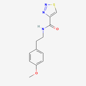 N-[2-(4-methoxyphenyl)ethyl]-1,2,3-thiadiazole-4-carboxamide