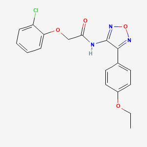 2-(2-chlorophenoxy)-N-[4-(4-ethoxyphenyl)-1,2,5-oxadiazol-3-yl]acetamide