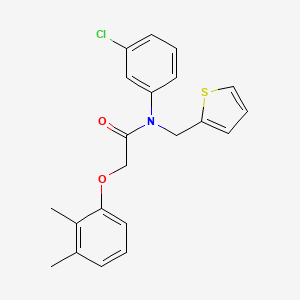 N-(3-chlorophenyl)-2-(2,3-dimethylphenoxy)-N-(thiophen-2-ylmethyl)acetamide