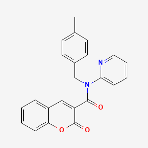 N-(4-methylbenzyl)-2-oxo-N-(pyridin-2-yl)-2H-chromene-3-carboxamide