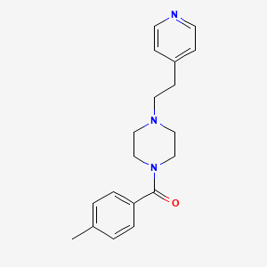 (4-Methylphenyl){4-[2-(pyridin-4-yl)ethyl]piperazin-1-yl}methanone