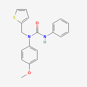 1-(4-Methoxyphenyl)-3-phenyl-1-(thiophen-2-ylmethyl)urea