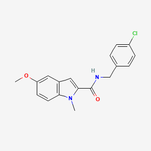 N-(4-chlorobenzyl)-5-methoxy-1-methyl-1H-indole-2-carboxamide