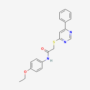 N-(4-ethoxyphenyl)-2-((6-phenylpyrimidin-4-yl)thio)acetamide