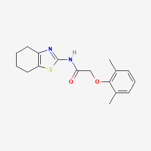 2-(2,6-dimethylphenoxy)-N-(4,5,6,7-tetrahydro-1,3-benzothiazol-2-yl)acetamide