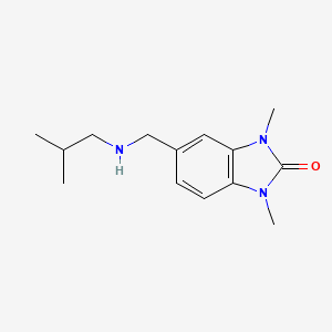 1,3-dimethyl-5-{[(2-methylpropyl)amino]methyl}-1,3-dihydro-2H-benzimidazol-2-one