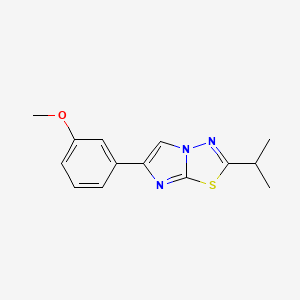 6-(3-Methoxyphenyl)-2-(propan-2-yl)imidazo[2,1-b][1,3,4]thiadiazole