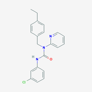 3-(3-Chlorophenyl)-1-(4-ethylbenzyl)-1-pyridin-2-ylurea