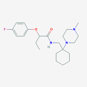 2-(4-fluorophenoxy)-N-{[1-(4-methylpiperazin-1-yl)cyclohexyl]methyl}butanamide