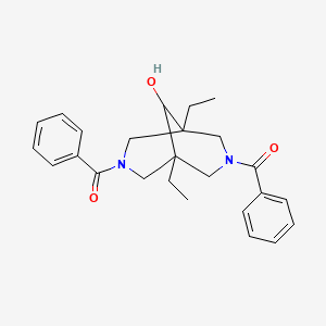 3,7-Dibenzoyl-1,5-diethyl-3,7-diazabicyclo[3.3.1]nonan-9-ol