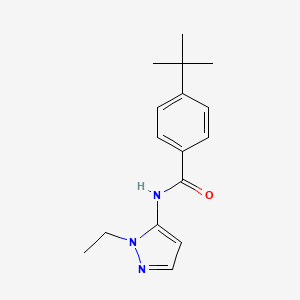 4-tert-butyl-N-(1-ethyl-1H-pyrazol-5-yl)benzamide