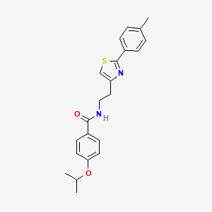 N-{2-[2-(4-methylphenyl)-1,3-thiazol-4-yl]ethyl}-4-(propan-2-yloxy)benzamide