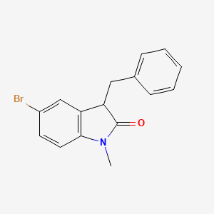 3-benzyl-5-bromo-1-methyl-1,3-dihydro-2H-indol-2-one