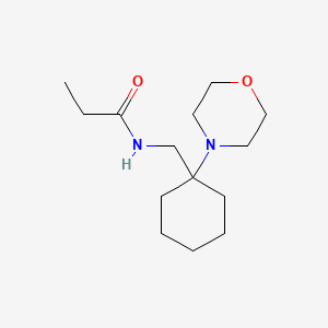 N-{[1-(morpholin-4-yl)cyclohexyl]methyl}propanamide