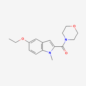 (5-ethoxy-1-methyl-1H-indol-2-yl)(morpholin-4-yl)methanone