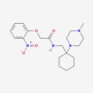 N-{[1-(4-methylpiperazin-1-yl)cyclohexyl]methyl}-2-(2-nitrophenoxy)acetamide