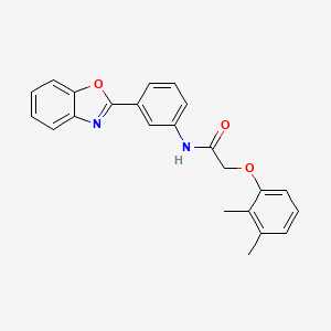 molecular formula C23H20N2O3 B11367250 N-[3-(1,3-benzoxazol-2-yl)phenyl]-2-(2,3-dimethylphenoxy)acetamide 