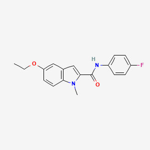 5-ethoxy-N-(4-fluorophenyl)-1-methyl-1H-indole-2-carboxamide