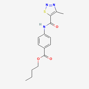 Butyl 4-{[(4-methyl-1,2,3-thiadiazol-5-yl)carbonyl]amino}benzoate