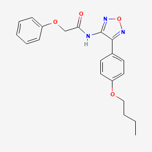 N-[4-(4-butoxyphenyl)-1,2,5-oxadiazol-3-yl]-2-phenoxyacetamide