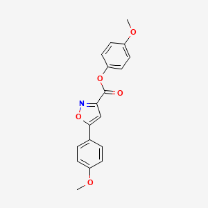 4-Methoxyphenyl 5-(4-methoxyphenyl)-1,2-oxazole-3-carboxylate