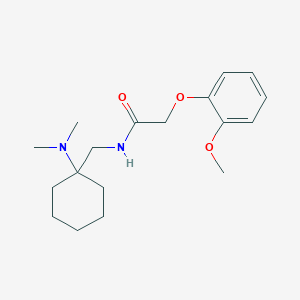 N-{[1-(dimethylamino)cyclohexyl]methyl}-2-(2-methoxyphenoxy)acetamide