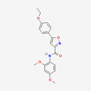 N-(2,4-dimethoxyphenyl)-5-(4-ethoxyphenyl)-1,2-oxazole-3-carboxamide