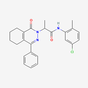 N-(5-chloro-2-methylphenyl)-2-(1-oxo-4-phenyl-5,6,7,8-tetrahydrophthalazin-2(1H)-yl)propanamide