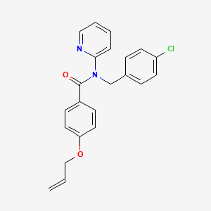 N-(4-chlorobenzyl)-4-(prop-2-en-1-yloxy)-N-(pyridin-2-yl)benzamide