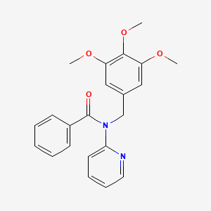 N-(pyridin-2-yl)-N-(3,4,5-trimethoxybenzyl)benzamide