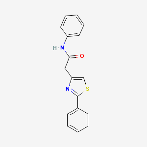 N-phenyl-2-(2-phenyl-1,3-thiazol-4-yl)acetamide