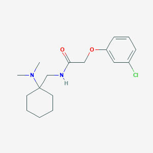 2-(3-chlorophenoxy)-N-{[1-(dimethylamino)cyclohexyl]methyl}acetamide