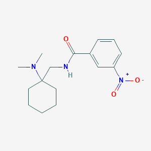 N-{[1-(dimethylamino)cyclohexyl]methyl}-3-nitrobenzamide