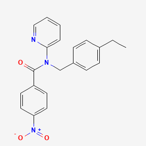 N-(4-ethylbenzyl)-4-nitro-N-(pyridin-2-yl)benzamide