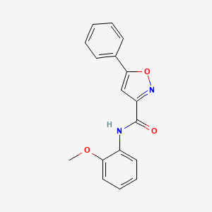 N-(2-methoxyphenyl)-5-phenyl-1,2-oxazole-3-carboxamide