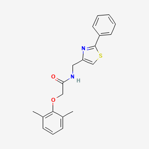 2-(2,6-dimethylphenoxy)-N-[(2-phenyl-1,3-thiazol-4-yl)methyl]acetamide