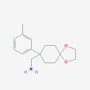 B113683 Methyl 3-(5-Amino-4-cyano-2-furyl)benzoate CAS No. 1261269-02-6