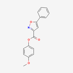 4-Methoxyphenyl 5-phenylisoxazole-3-carboxylate