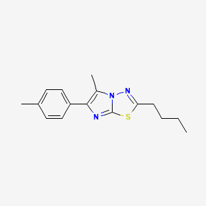 2-Butyl-5-methyl-6-(4-methylphenyl)imidazo[2,1-b][1,3,4]thiadiazole