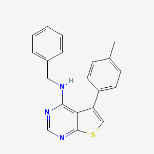 N-benzyl-5-(4-methylphenyl)thieno[2,3-d]pyrimidin-4-amine